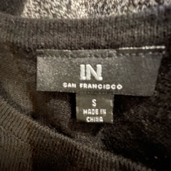 I.N. San Francisco Striped Top Sweater Dress M (junior) FREE SHIP - Picture 4 of 5